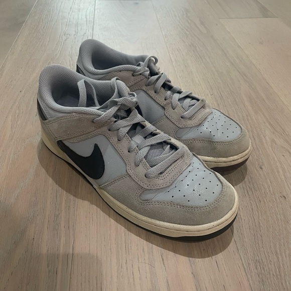 2012 Nike Renzo 2 Mens 8.5 Skateboard Low Suede Leather Gray Black - Picture 2 of 12